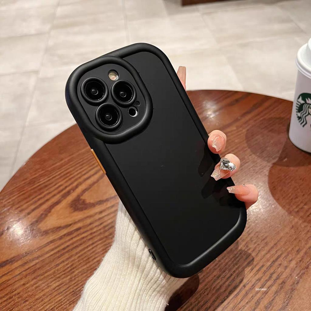 Силиконовый чехол для iPhone 16 15 14 13 12 11 Pro Max X XR XS Max 8 7 Plus SE с защитой камеры и защитной пленкой для экрана