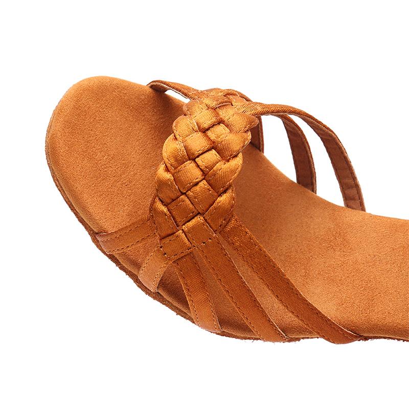 Средний каблук Женская обувь для латиноамериканских танцев Танго Обувь для девочек Вальс Сальса Чача Обувь для бальных танцев Вечеринка Каблук 5 см