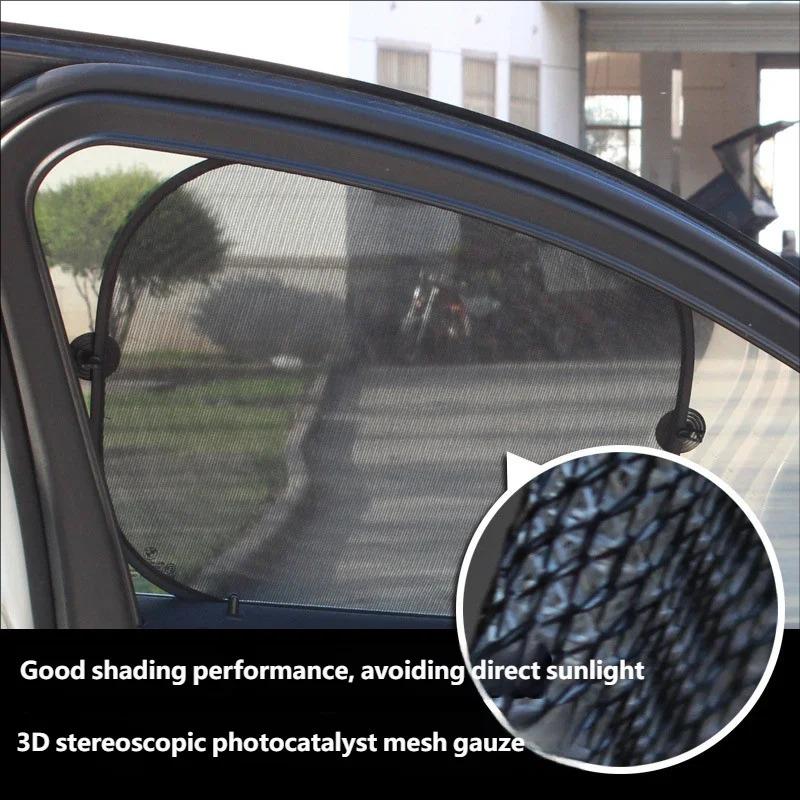 Portable Foldable Car Window Sunshade Reflective UV Protection Heat Insulation For Daily Driving