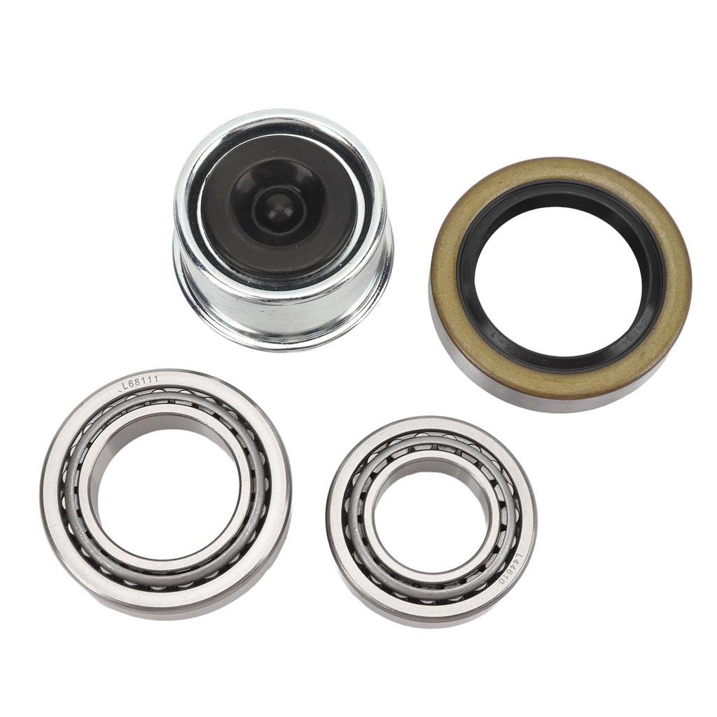 Set of 2 L68149 L44649 L44649 Trailer Wheel Hub Bearing Kit, 1-1 16" To