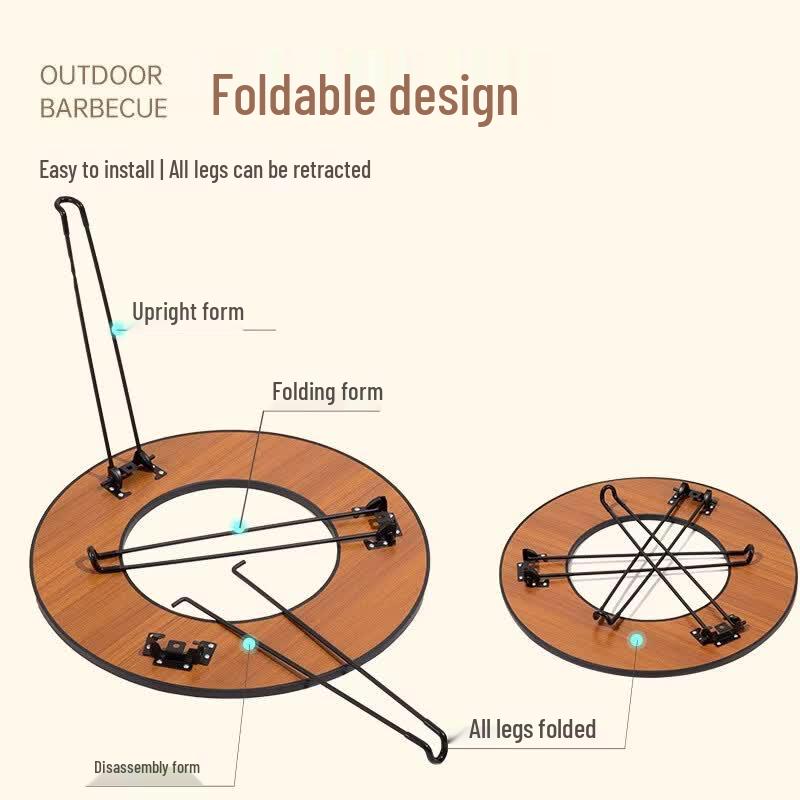 Wutuo Portable Dual-Use BBQ Table