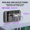 12V USB Car Charger Panel with 36W PD Type-C & 18W QC3.0 Fast Charging, On/Off Switch  for Trucks, RVs, Motorcycles,