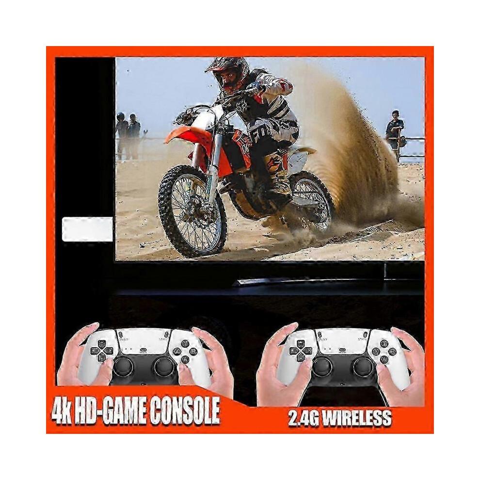 40000+ 4k Hdmi Tv Video Game Stick Retro Gaming Console W/ 2 Wireless Controller