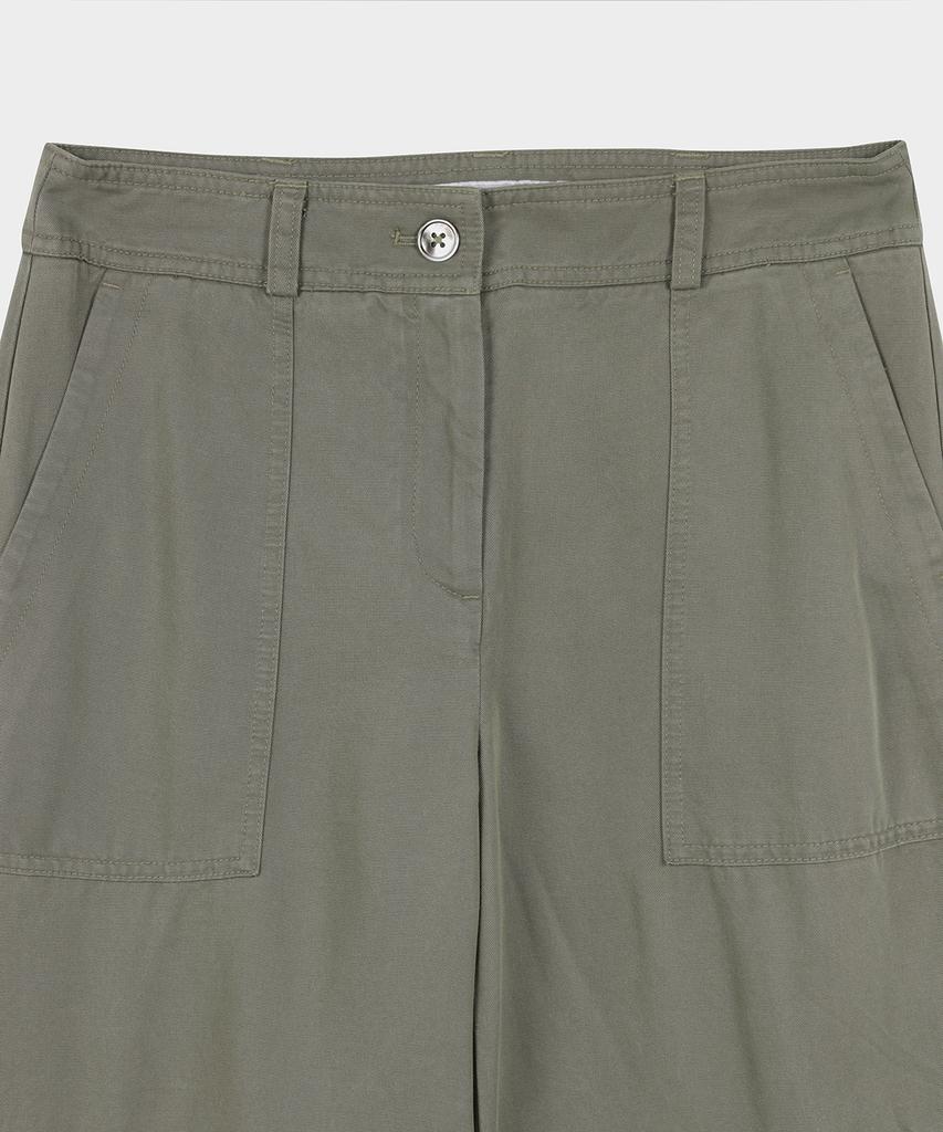 BROOKS BROTHERS [Женские] Хлопковые брюки в стиле utility (оливковый) (Bbpcwm9413Kfs)