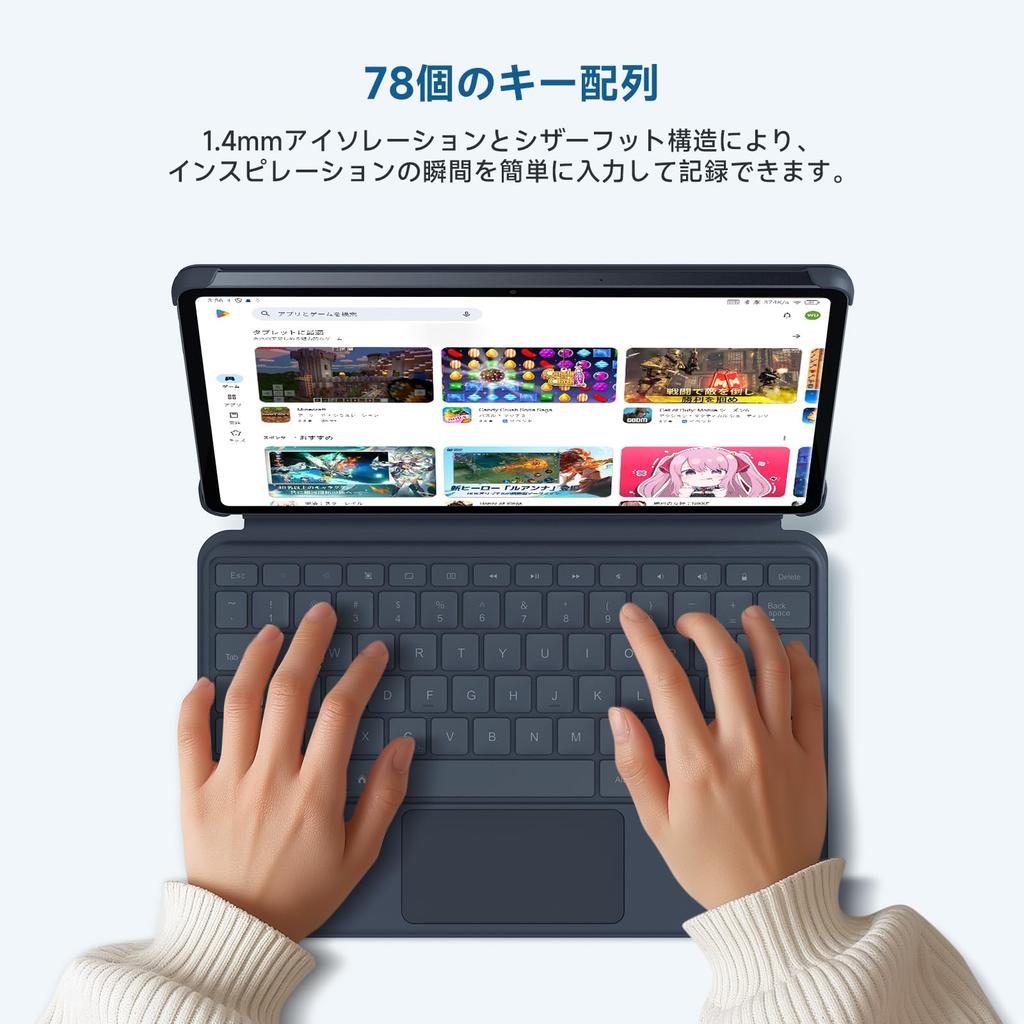 ALLDOCUBE Pogopin Клавиатура для iPlay60 Pad Pro Механическая чувствительная к нажатию сенсорная панель Сверхбольшая сенсорная панель Регулируемый угол от Поддерживает высокую