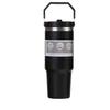 30oz Large Capacity Car Cup Stainless Steel Thermos Cup with Straw Travel Sports Water Bottle Vacuum Flask Coffee Insulation Cup