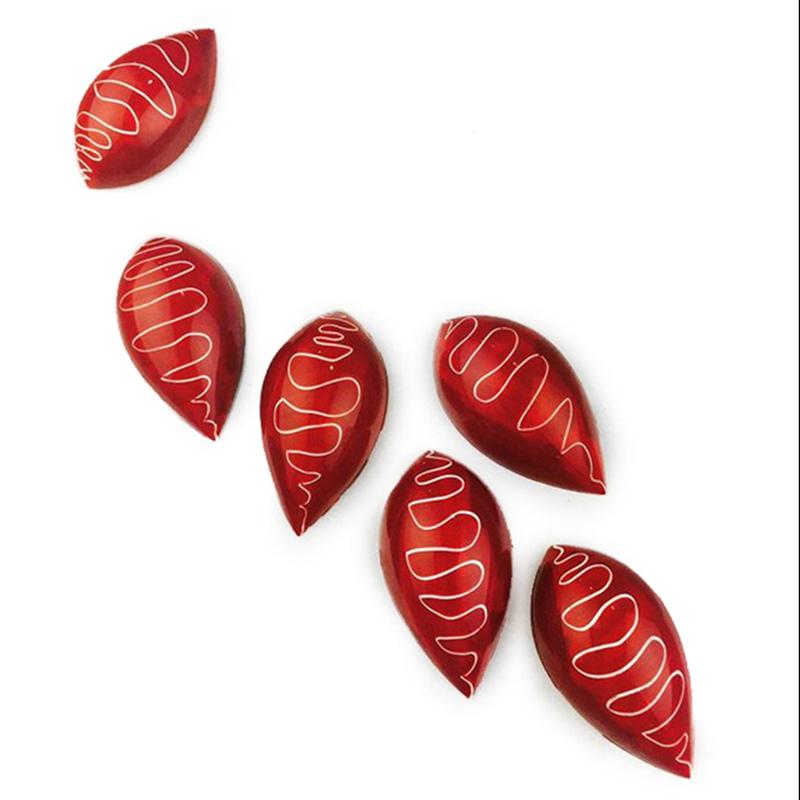 Горячие продажи поликарбонатные формы для шоколада какао 3D формы для желе из кофейных зерен мягкие сладости капли воды пластиковые формы DIY конфеты инструмент