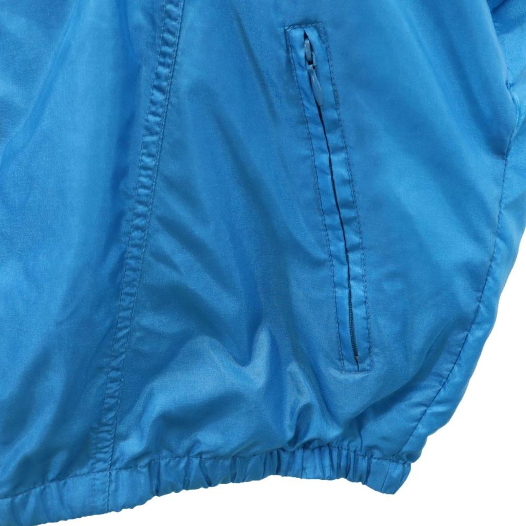 Adidas винтажная нейлоновая куртка с логотипом Трилистника 80-х XS(M) Синий Мужской Б/У