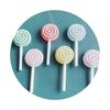 100pcs Resin Cute Candy Lollipop Flat Back Cabochon Scrapbooking for Crafts Making Jewelry Accessories