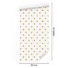Hearts Wallpaper White, Cream and Gold 50x1000