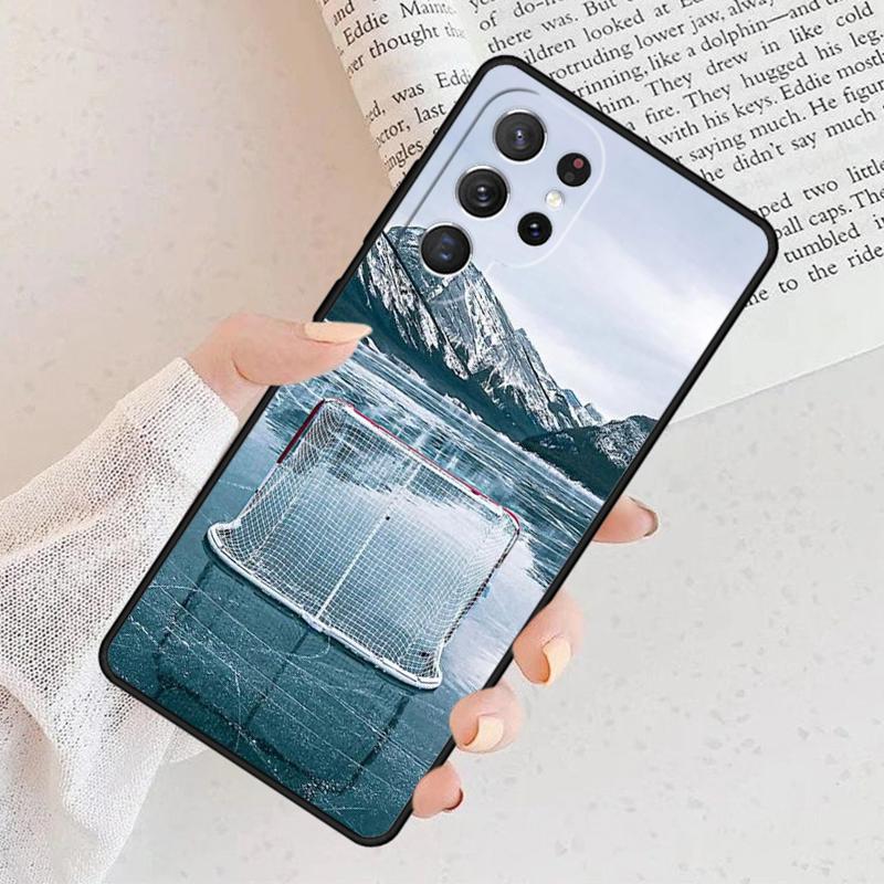 Ice Hockey Rink Sport Phone Case For Samsung Galaxy S25 S23 S30 S8 S21 S20 FE S24 S22 Note 10 20 S8 Plus lite Ultra