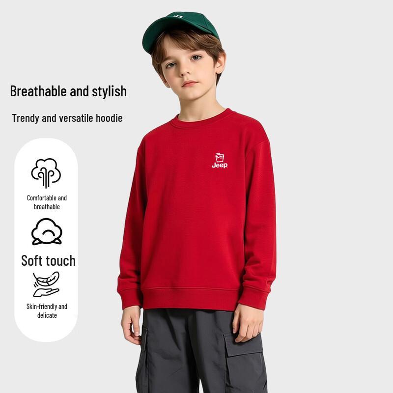 JEEP Kids Crewneck Long-Sleeve Sweatshirt