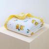 110x110cm Class A Pure Cotton Baby Bath Towel, Six-layer Gauze with Wide Hem, for Infants and Toddlers