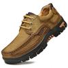 Мужская повседневная обувь больших размеров, обувь для альпинизма и активного отдыха, всесезонная, дышащая, для мужчин среднего и пожилого возраста, кожаная обувь для пап 3237