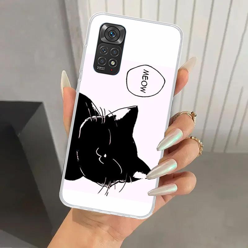 Cat Cute Kitten Cartoon Phone Case for Xiaomi Redmi Note 15 14 14S 13 12S 12 Pro 11S 11 Plus 11T 11E 10S Soft Funda Print Shell