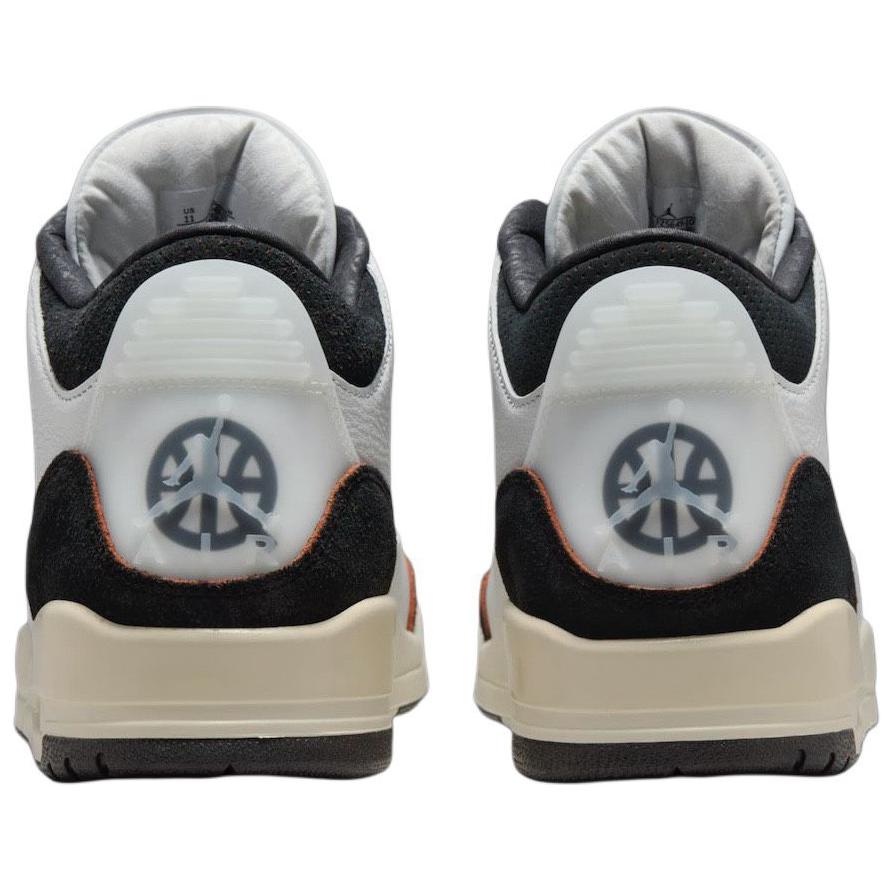 Air Jordan 3 Retro Quai 54 2024 Мужские кроссовки White Summit-White Off-Noir FZ5649-100