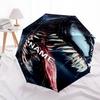 Personalized Name V-Venom Print Umbrella - Automatic Open/Close, Eight-Rib Durable Frame, Automatic Folding Umbrella