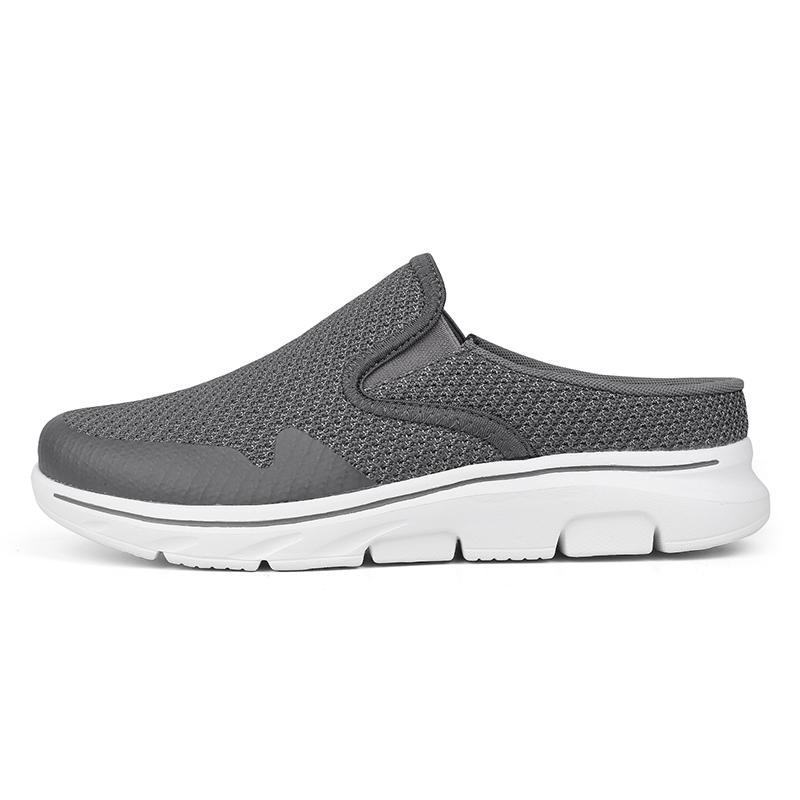 35-48 Мужские/Женские тапочки Мужские полутапочки Летние сетчатые Meter-дышащие мужские черные туфли Mueller