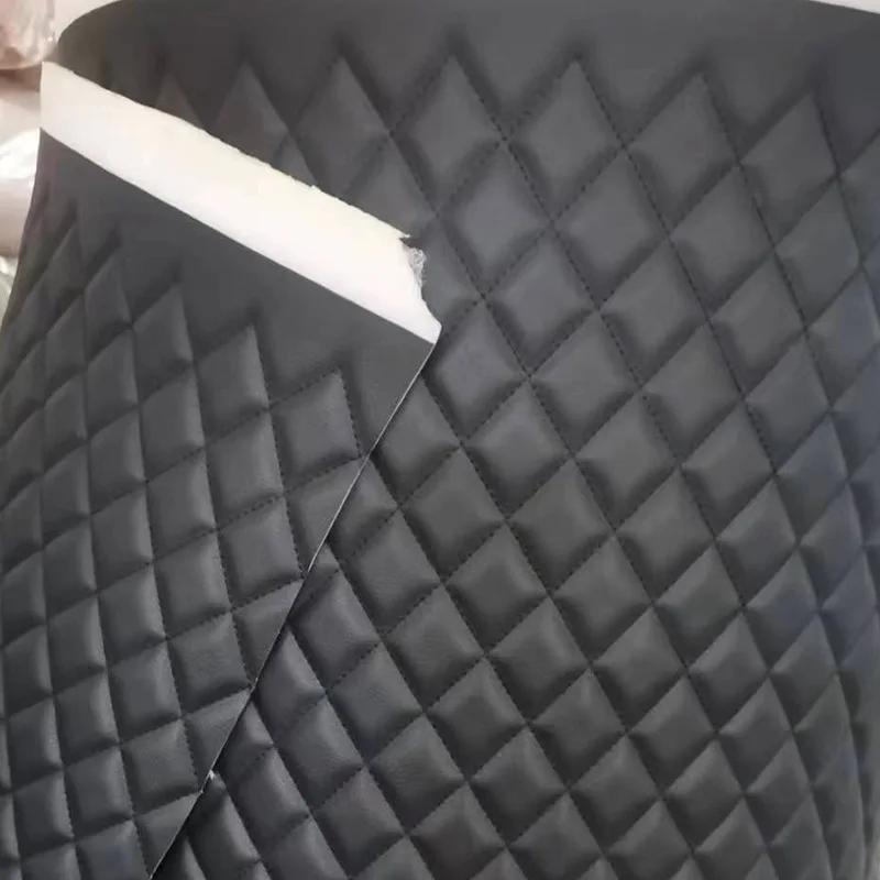 Искусственная ПУ 100x155см Толстая Кожаная Ткань для Обивки Мебели Автомобильного Пола Стенового Фона Декора Раздвижной Двери Искусственная Кожа