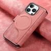 Кожаный чехол-бумажник с откидной крышкой для IPhone 17 Air 16 15 Pro Max 14 Plus 13 12 16E для Magsafe Съемный держатель с слотами для карт Обложка LMW-03