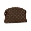 Louis Vuitton Косметичка/косметичка с принтом по всей поверхности и застежкой-молнией, большая, женская, коричневая