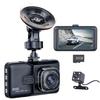 Dash Camera, Front and Rear Camera, 3.0 Inch IPS LCD Screen, 32 GB Card