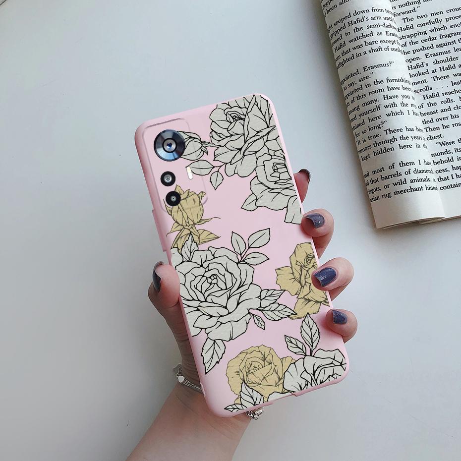 For Xiaomi 12T Pro Case Colorful Rainbow Flower TPU Back Cover For Xiomi Xiaomi Mi12T Mi 12 T 12T Xiaomi12T Pro Soft Cases Coque