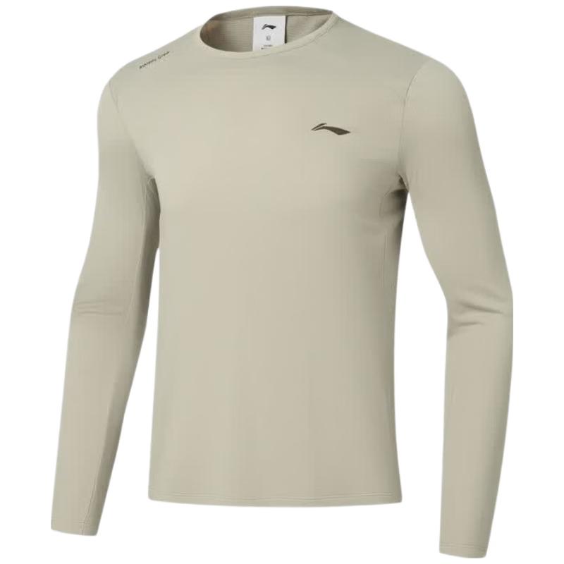 Li-Ning Мужская спортивно-повседневная футболка с длинным рукавом 2026 ATLW295