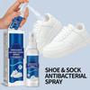 Antibacterial Shoe Spray 60ml,Foot Odor Eliminator, Sock & Shoe Freshener, Antiperspirant for Foot Health