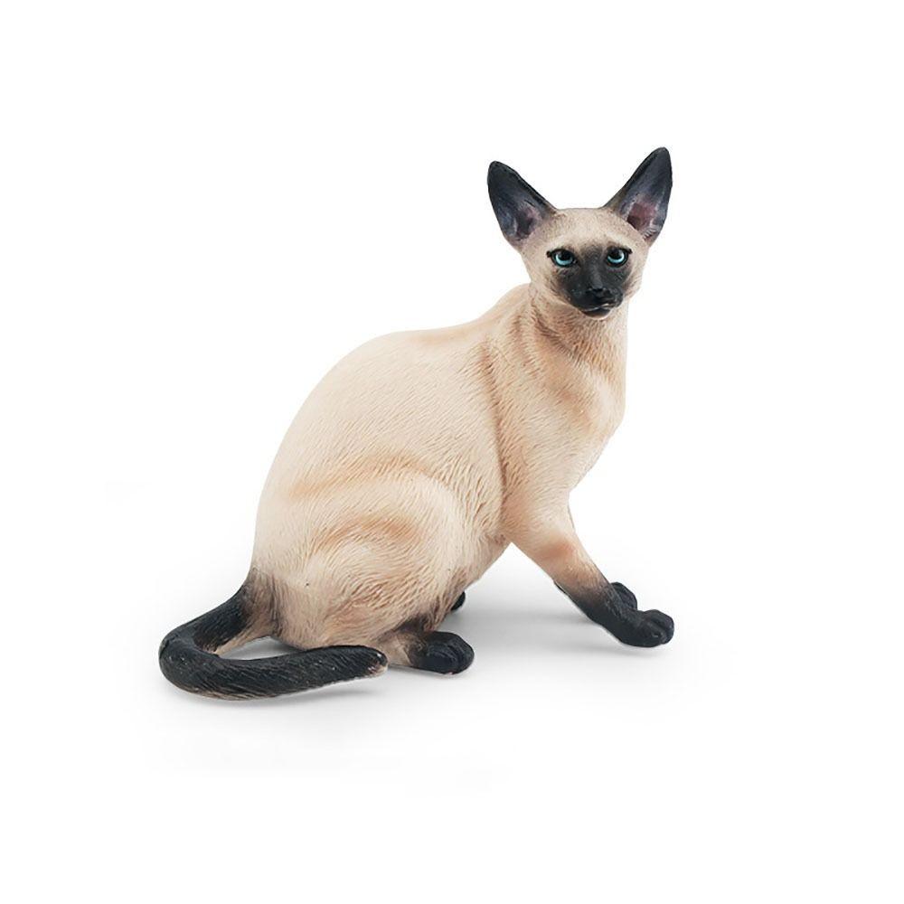 Kids Doll Toy Cat Figures Desktop Decor Cat Ornament Exquisite Cat Model