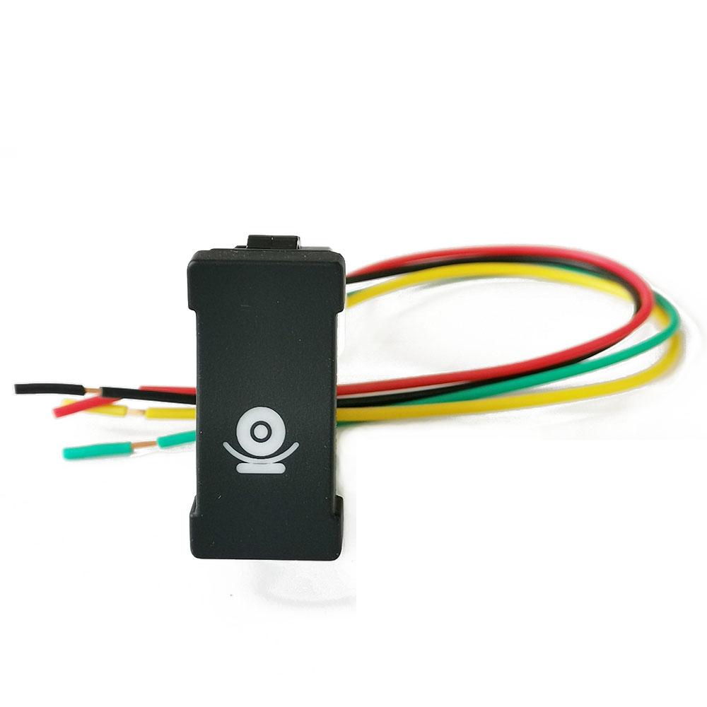 Modified Switch Car Fog Lights LED DRL Radar Recorder Fan Wheel Heated Power Push Button Switch for Iveco Daily Accessories