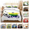 Bedding Set 2/3pcs Duvet Set Bed Quilt Cover 3D Football Printing Home Bedclothes Polyester Microfiber Washable Bedroom