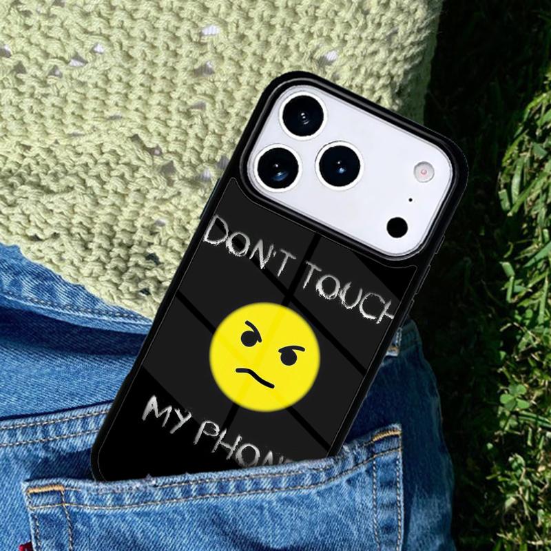 Dont touch my phone case cover Compatible with for IPhone 17air 16e 15 14 13 12 11Pro Max 17 Air