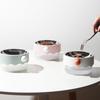 Portable Detachable Elevated Pet Feeder Bowl Cats Dogs With Warm Water Heating Function PP Material