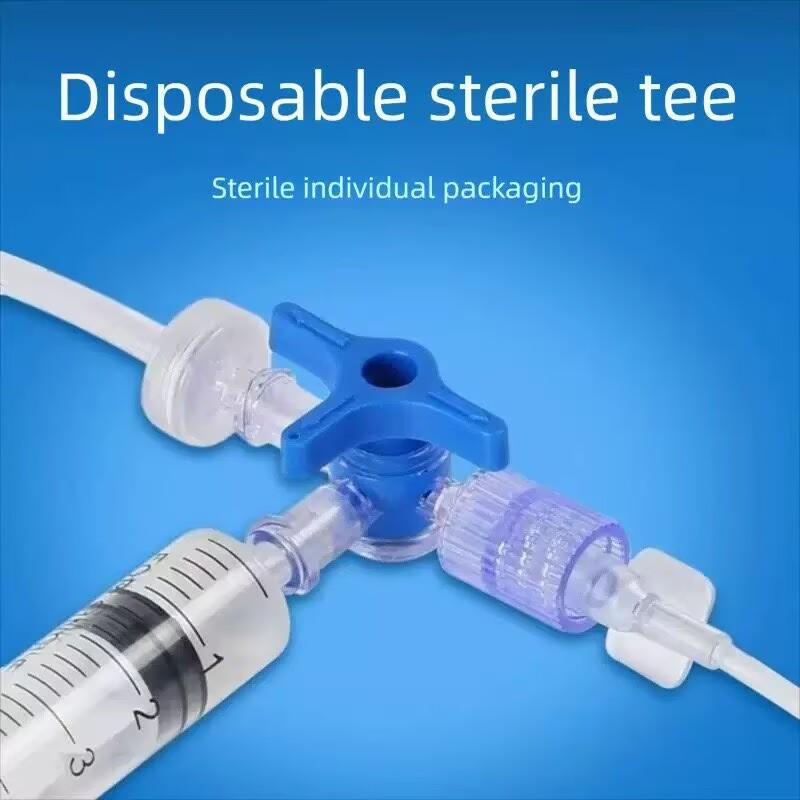 Animal Ruhr three-way valve disposable pet infusion consumables with independent sterilization packaging