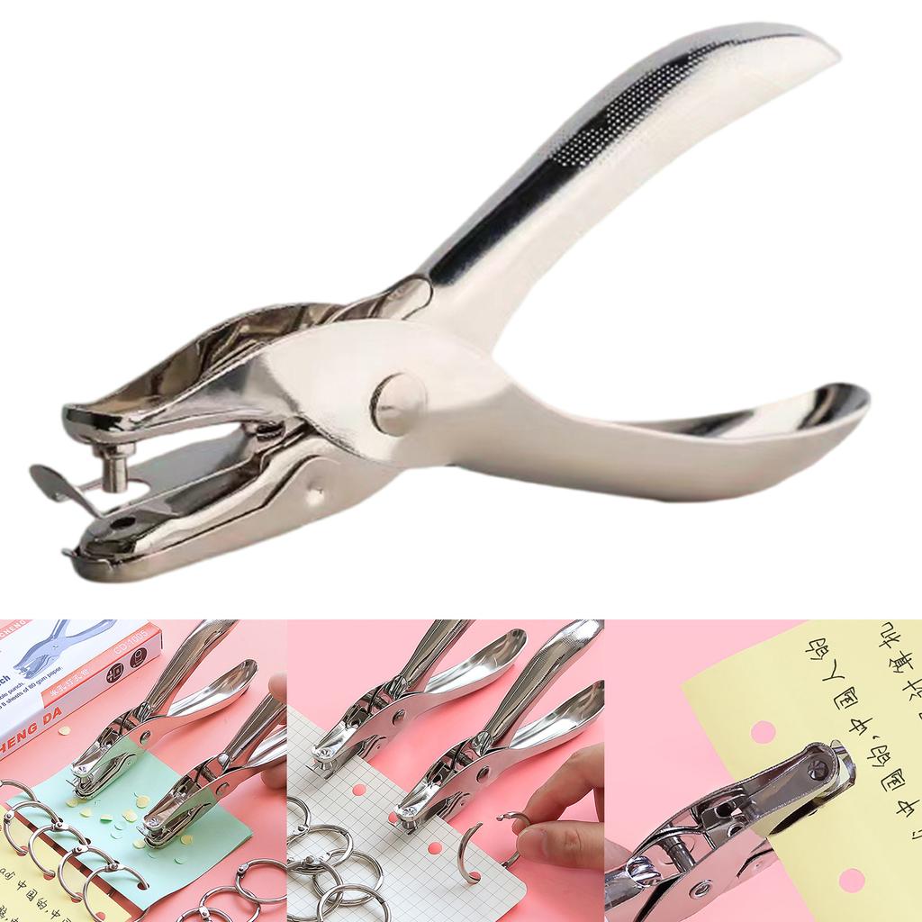 3mm 6mm Single Hole Punch Round Hole Punch Pliers Practical Metal Punching Pliers for Paper Photos Greeting Cards
