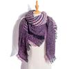 European and American Style Large Check Triangle Snood Scarf - Spring, Autumn, Winter