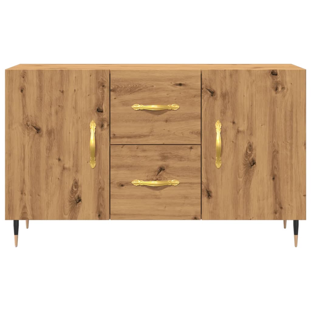 Vidaxl Komoda, Dąb Artisan, 100X36X60 Cm, Materiał Drewnopochodny