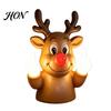 Resin Desk Light for Bedroom Christmas Middle Finger Light, Naughty Santa Claus Reindeer Giving Lamp with LED Creative Wall Mounted Night Warm