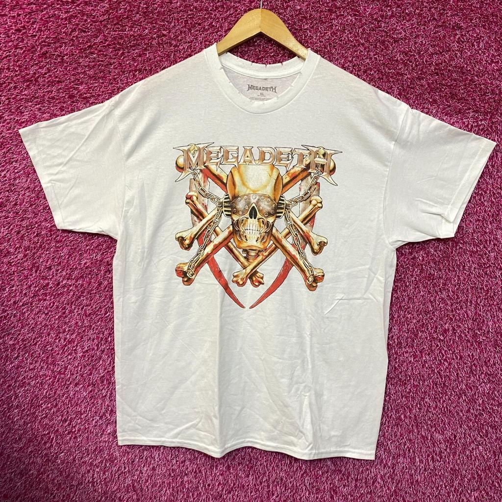 Megadeth Distressed Metal Rock Tshirt size Extra Large