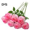12Pcs Artificial Rose Flowers Realistic Looking Vibrant Color Non-Fading Faux Roses Bouquet Wedding Decorations
