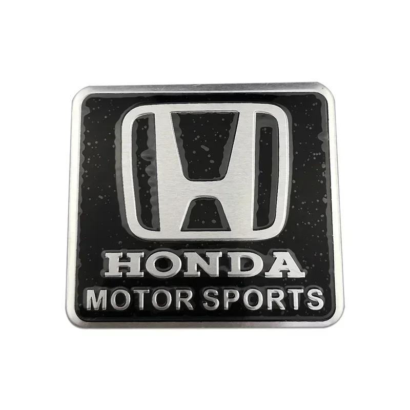 Aluminum Car Body Sticker Trunk Emblem Badge for Honda Accord Civic Crosstour Calya FIT Odyssey Elysion City Jade Jazz Vezel CRV