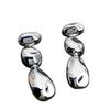 Geometric Chunky Drop Earrings Gold Plated Women Earrings Fashion Earring  Jewelry Accessories