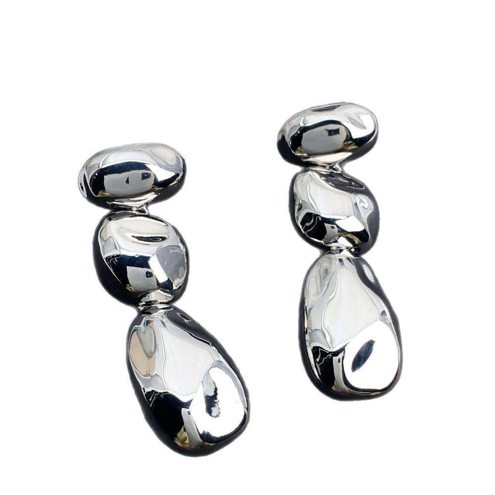 Geometric Chunky Drop Earrings Gold Plated Women Earrings Fashion Earring Jewelry Accessories