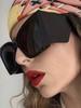 Big Frame Sunglasses Women Square Personality Sun Glasses Vintage Fashion Exaggerated Glasses Shades Uv400