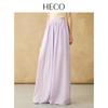 HECO Women's Zen-Inspired Acetate Wide-Leg Cool-Feel Pants
