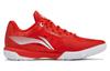 Li Ning Shadow Speed Pro Rubber Cushioning Slip Resistant Low top Badminton Shoes Unisex Red AYAT013-3