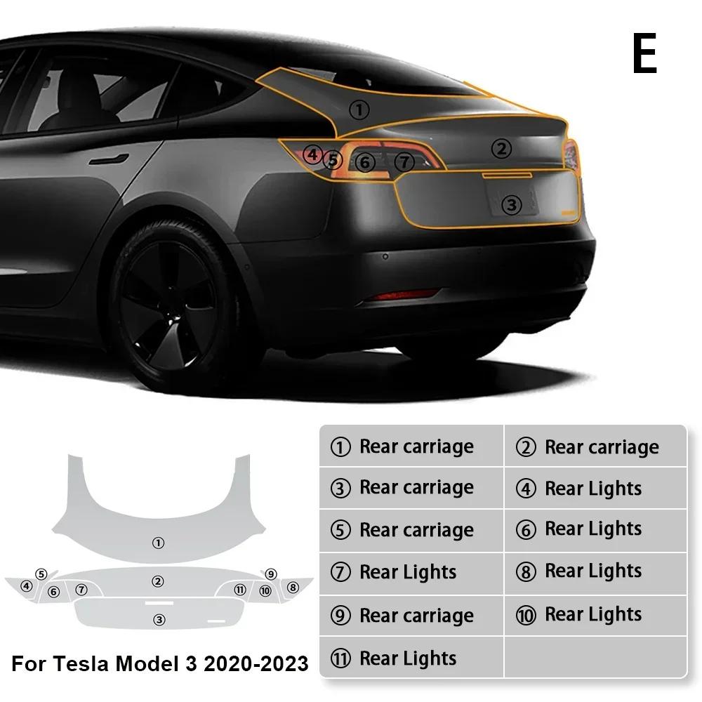 For Tesla Model Y 3 Car Sticker 2020-2025 Paint Protection Film Clear Bra PPF Anti Scratch PreCut Car Body Film Cover