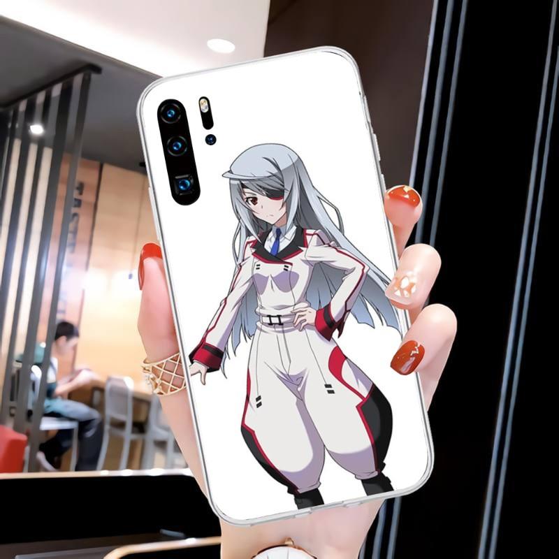 Чехол для телефона Girl Infinite Stratos для Huawei P50 P40 P30 Pro Mate 40 30 Pro Nova 8 8i Y7P Honor, прозрачный чехол для телефона
