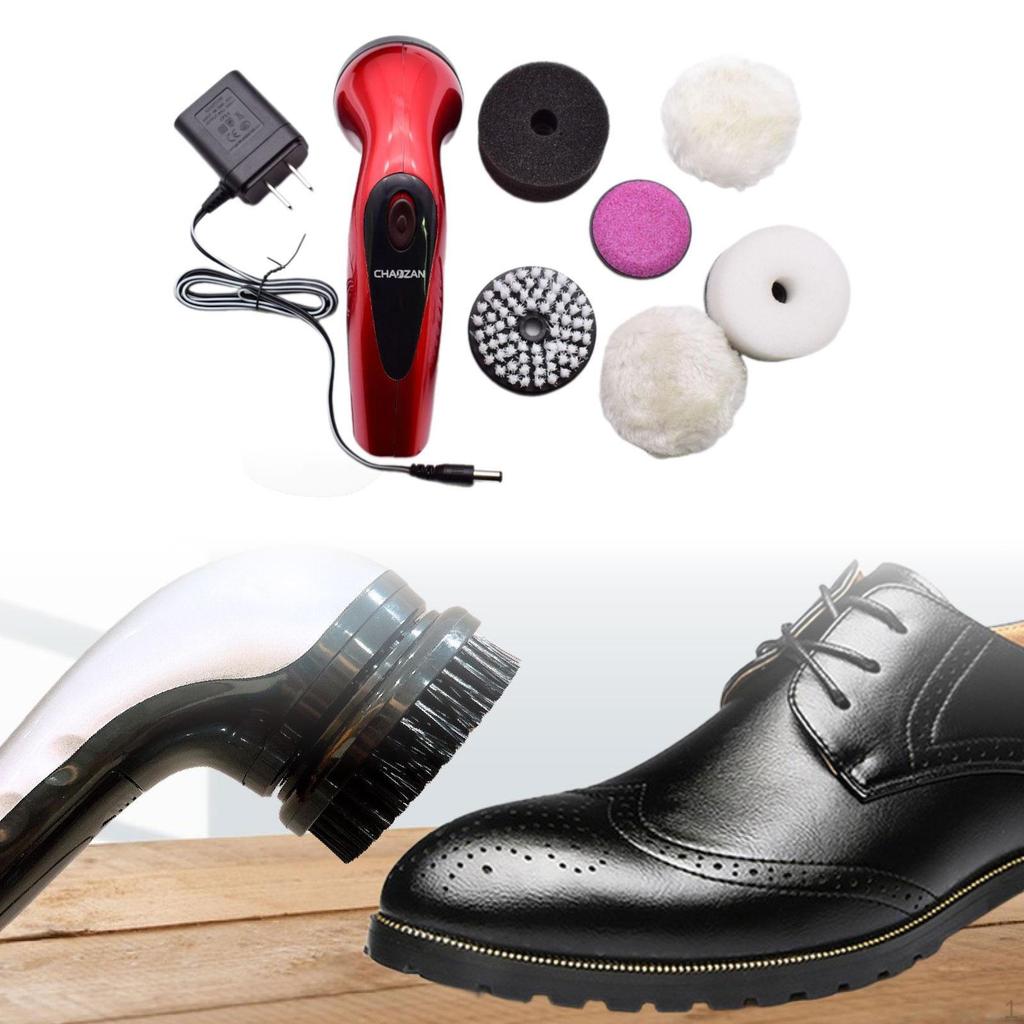 Электрическая щетка для полировки обуви, буфер, беспроводная, портативная, для кроссовок, обуви, сумок